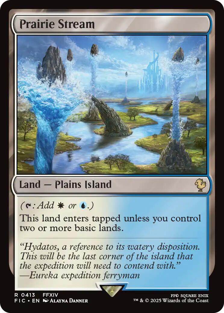 Prairie Stream (Surge Foil) [FINAL FANTASY Commander] | Pegasus Games WI