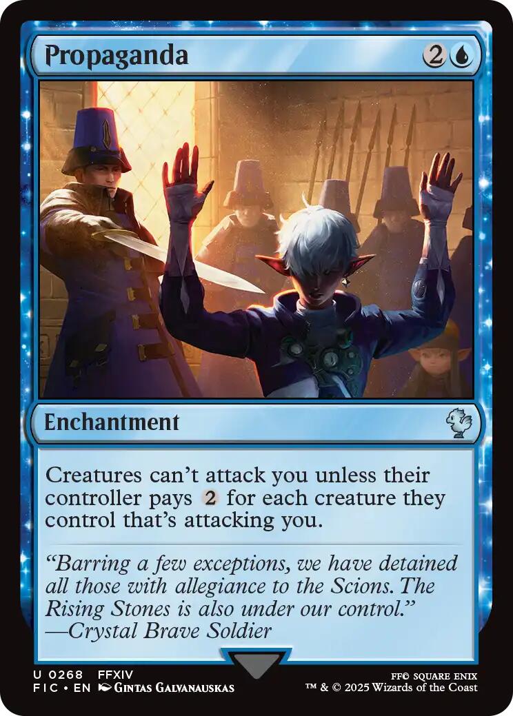 Propaganda (Surge Foil) [FINAL FANTASY Commander] | Pegasus Games WI