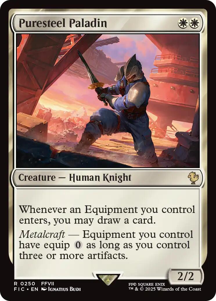 Puresteel Paladin (Surge Foil) [FINAL FANTASY Commander] | Pegasus Games WI