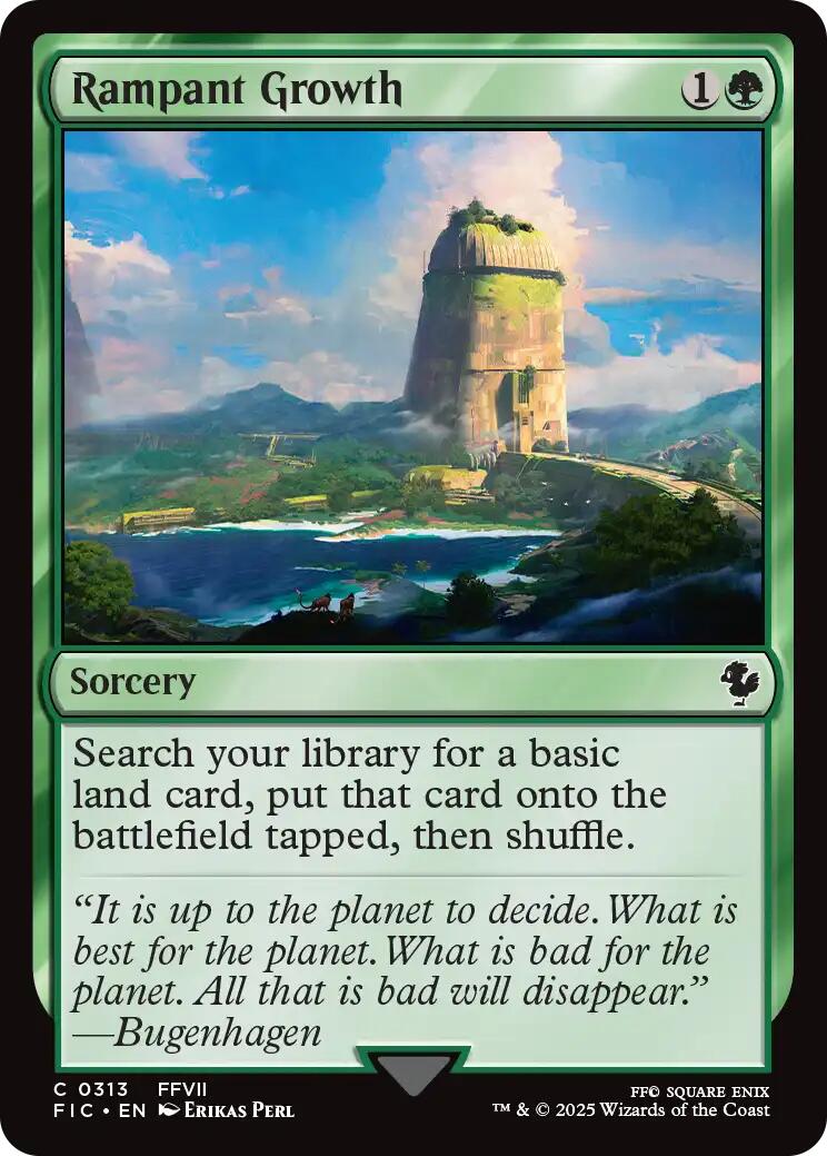 Rampant Growth (Surge Foil) [FINAL FANTASY Commander] | Pegasus Games WI