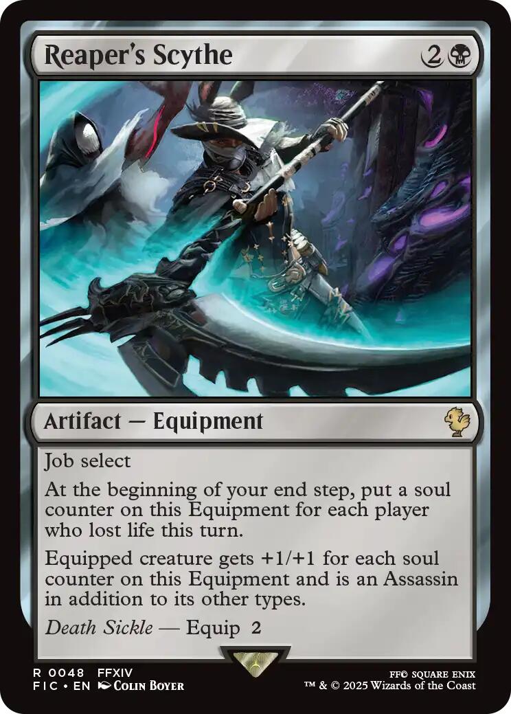 Reaper's Scythe (Surge Foil) [FINAL FANTASY Commander] | Pegasus Games WI