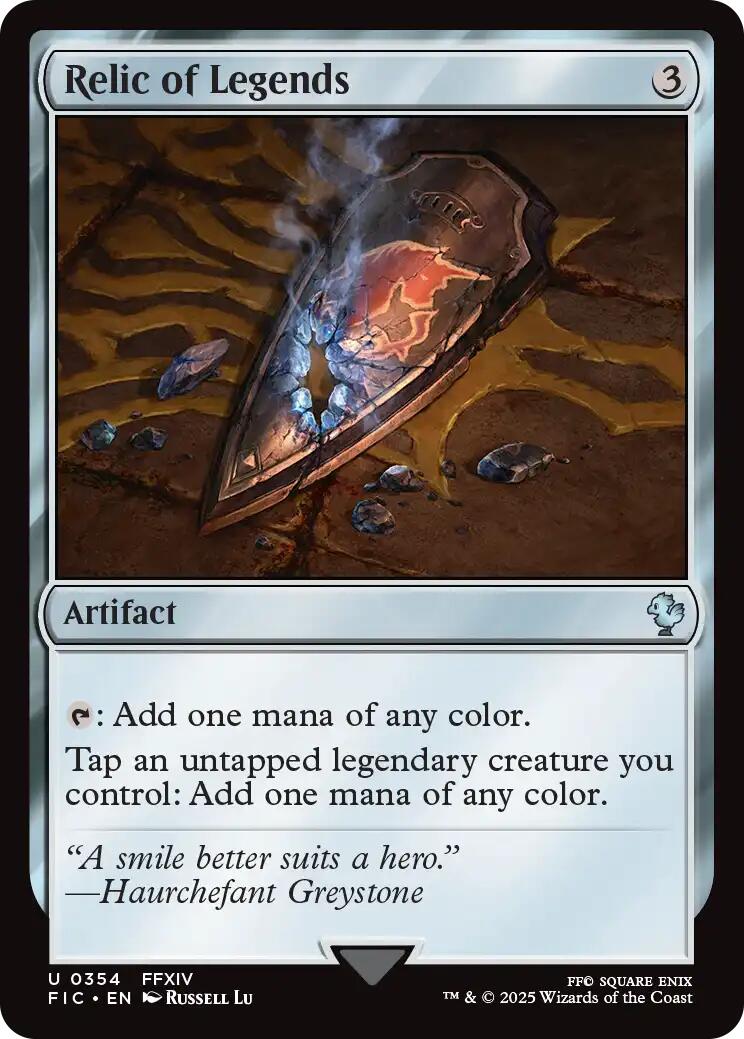 Relic of Legends (Surge Foil) [FINAL FANTASY Commander] | Pegasus Games WI