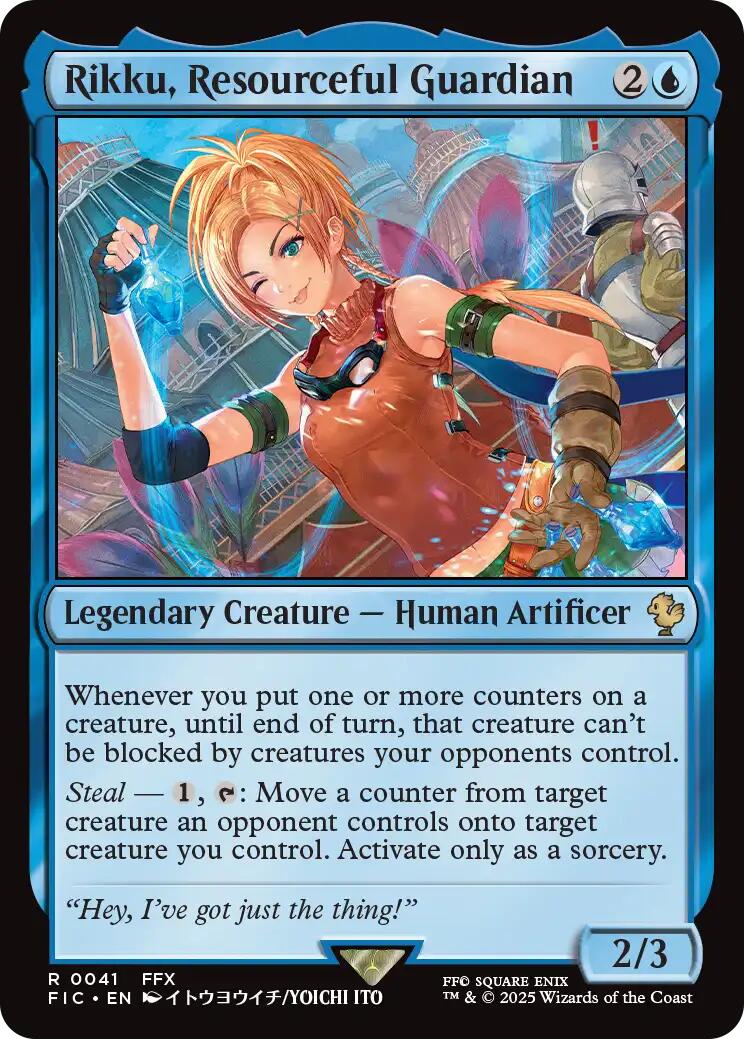 Rikku, Resourceful Guardian (Surge Foil) [FINAL FANTASY Commander] | Pegasus Games WI