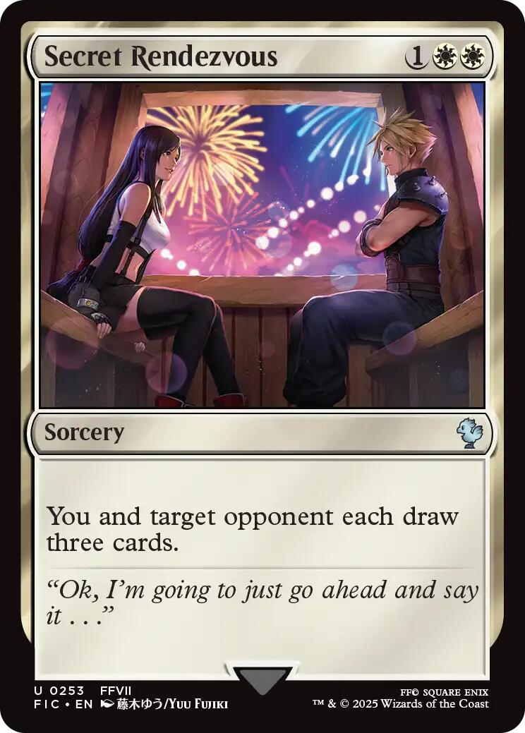 Secret Rendezvous (0253) (Surge Foil) [FINAL FANTASY Commander] | Pegasus Games WI