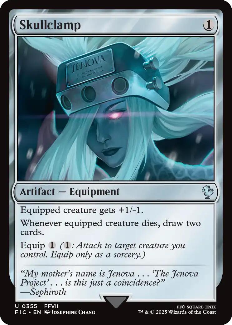 Skullclamp (Surge Foil) [FINAL FANTASY Commander] | Pegasus Games WI