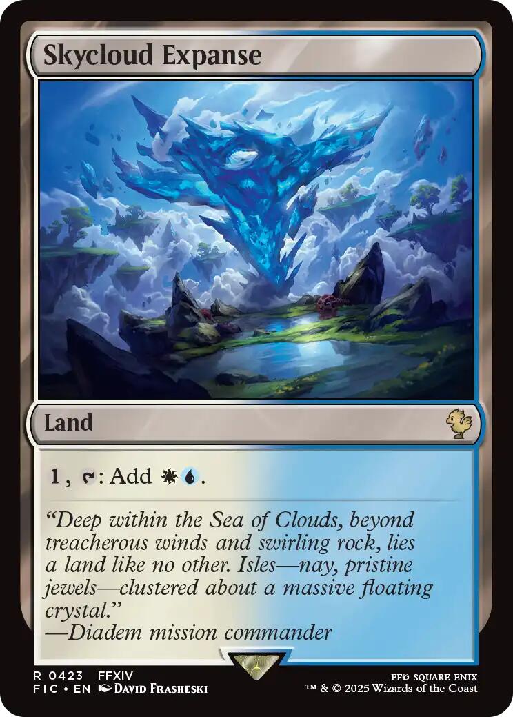 Skycloud Expanse (Surge Foil) [FINAL FANTASY Commander] | Pegasus Games WI