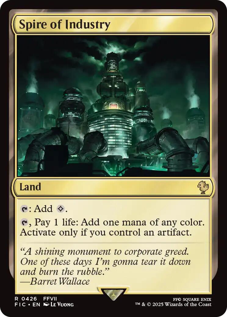 Spire of Industry (Surge Foil) [FINAL FANTASY Commander] | Pegasus Games WI