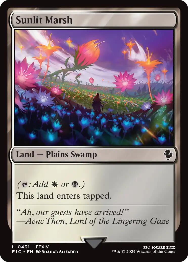 Sunlit Marsh (Surge Foil) [FINAL FANTASY Commander] | Pegasus Games WI