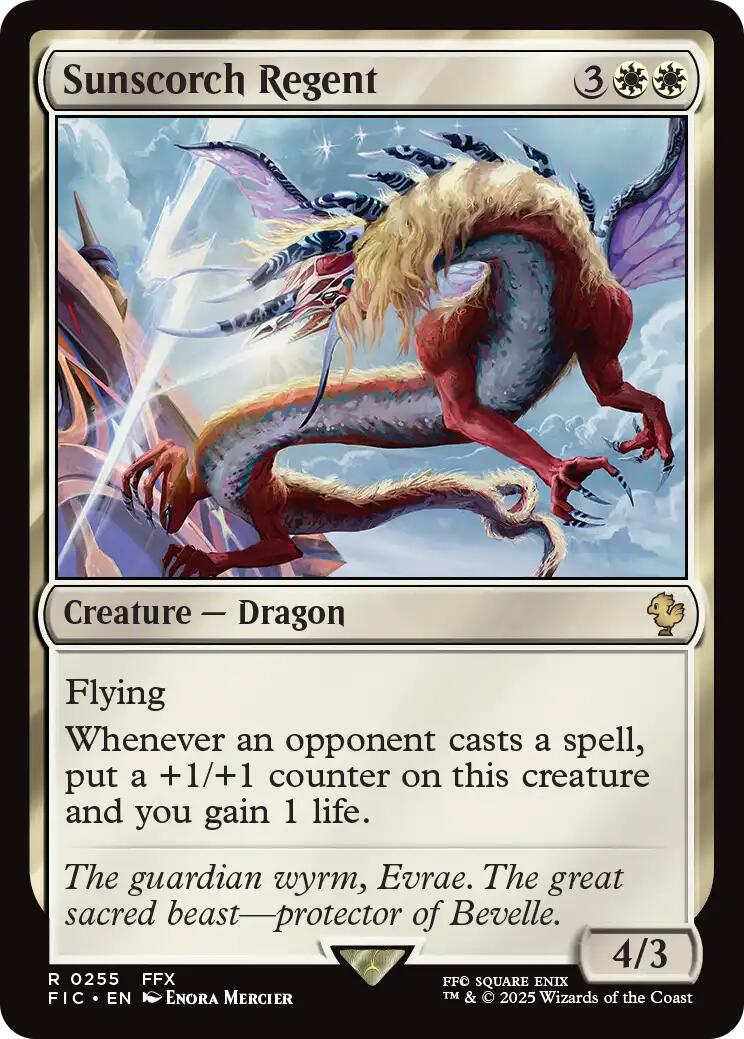 Sunscorch Regent (Surge Foil) [FINAL FANTASY Commander] | Pegasus Games WI