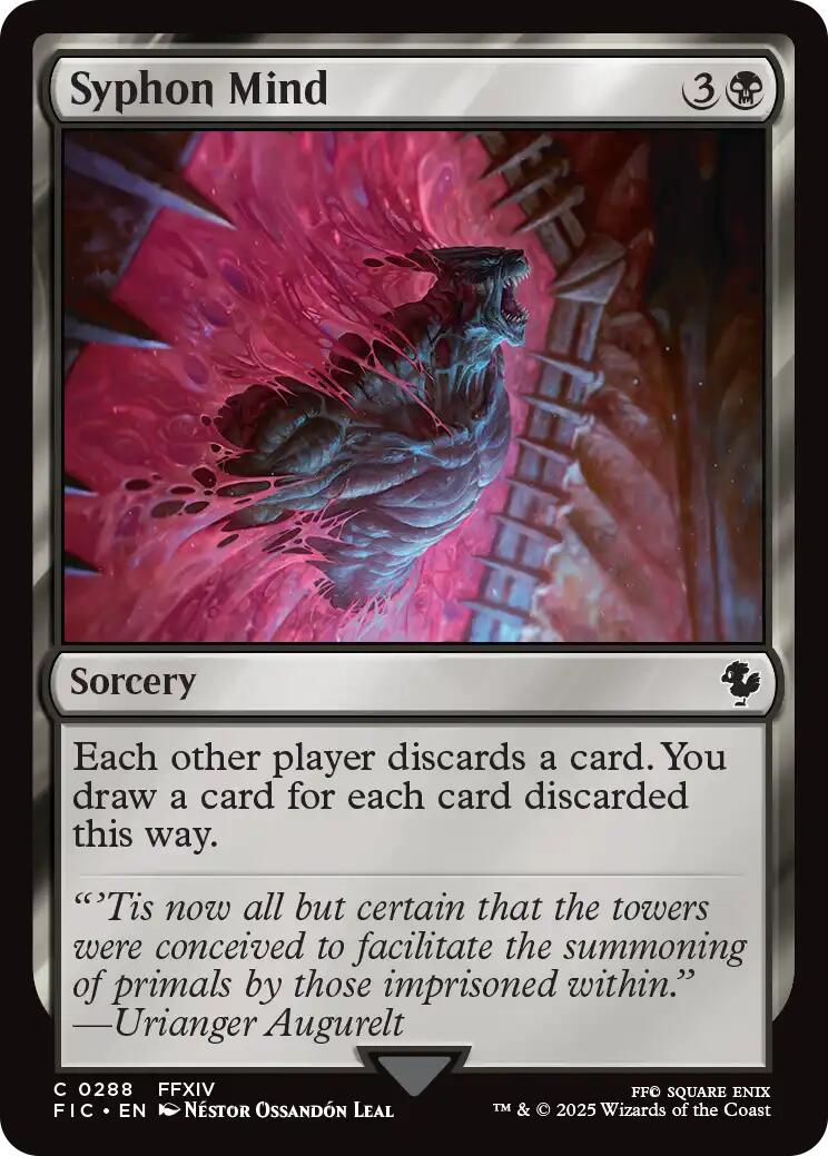 Syphon Mind (Surge Foil) [FINAL FANTASY Commander] | Pegasus Games WI