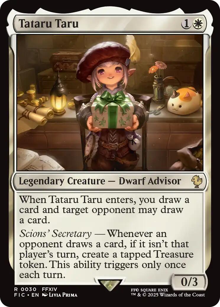 Tataru Taru (Surge Foil) [FINAL FANTASY Commander] | Pegasus Games WI