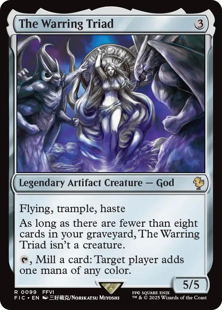 The Warring Triad (Surge Foil) [FINAL FANTASY Commander] | Pegasus Games WI