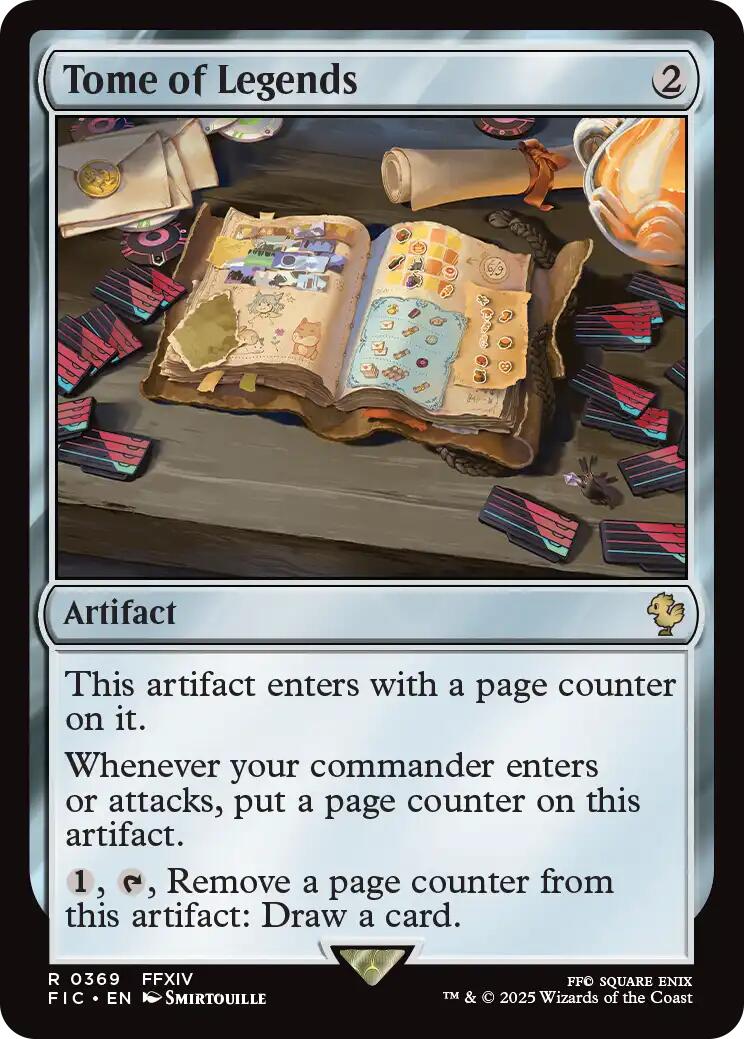Tome of Legends (Surge Foil) [FINAL FANTASY Commander] | Pegasus Games WI