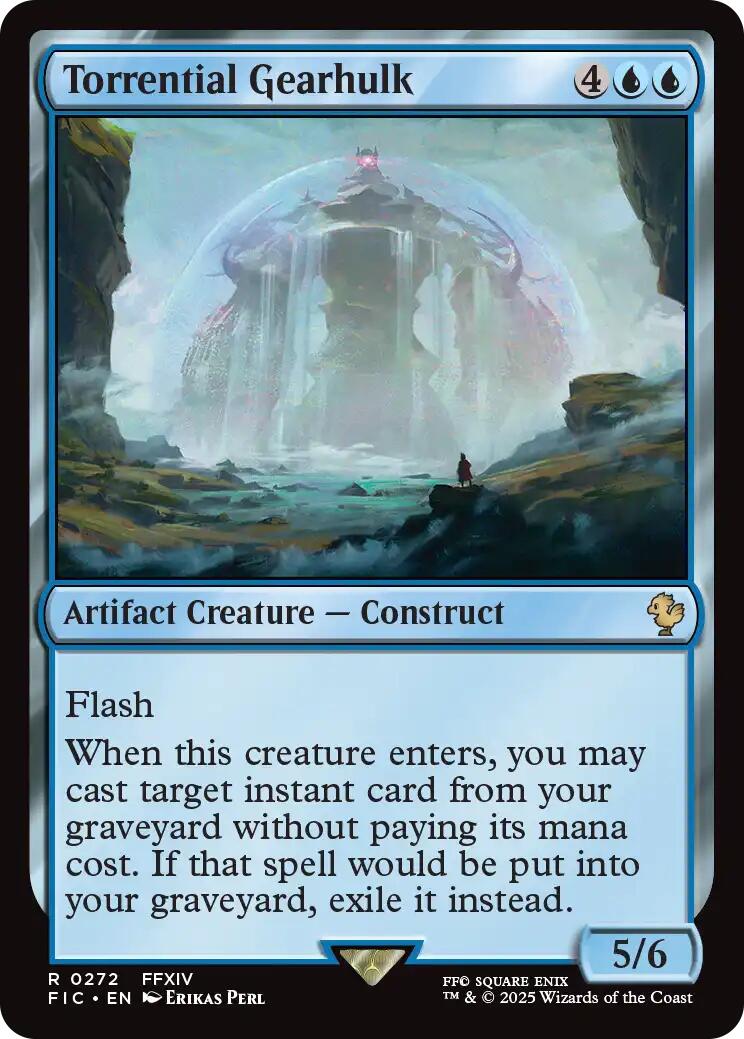 Torrential Gearhulk (Surge Foil) [FINAL FANTASY Commander] | Pegasus Games WI