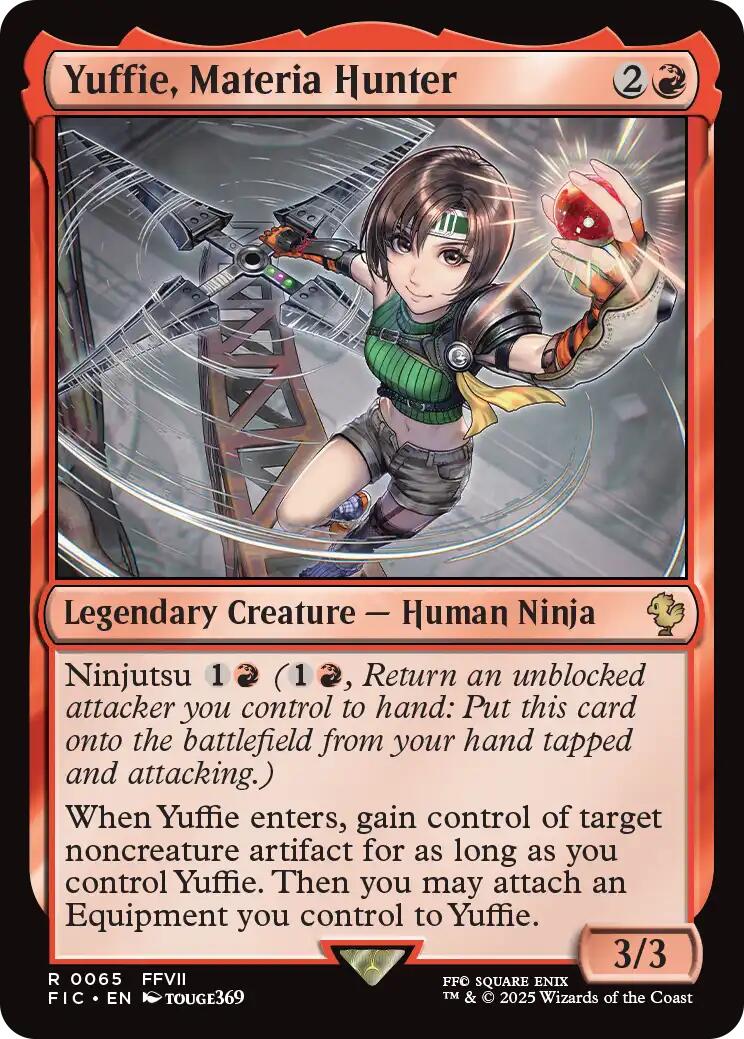 Yuffie, Materia Hunter (Surge Foil) [FINAL FANTASY Commander] | Pegasus Games WI