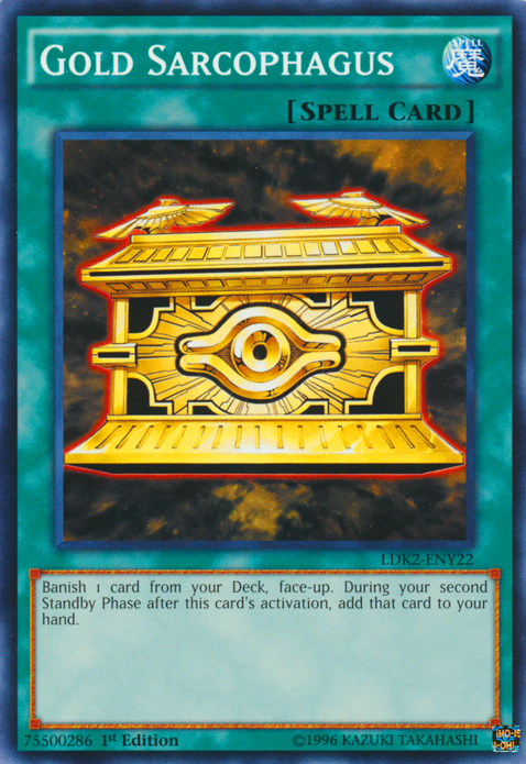 Gold Sarcophagus [LDK2-ENY22] Common | Pegasus Games WI