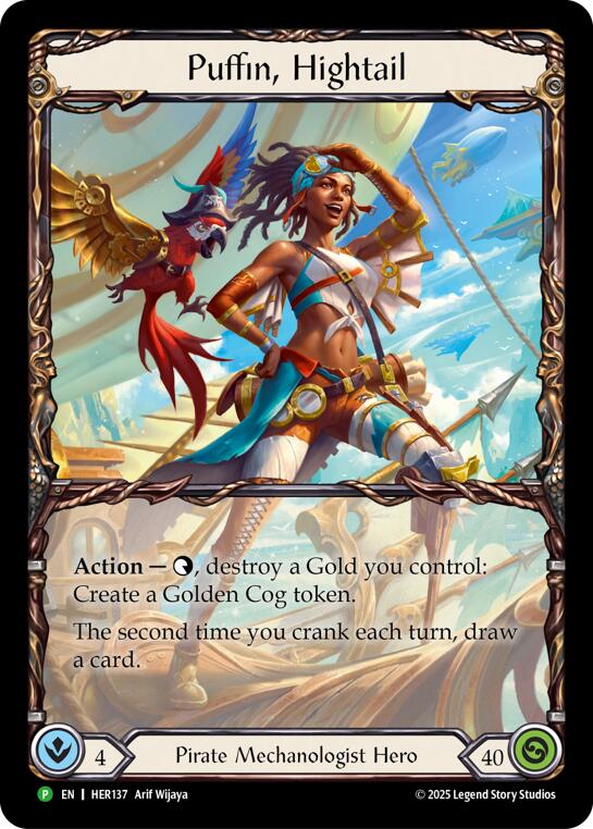 Puffin, Hightail [HER137] (Promo)  Rainbow Foil | Pegasus Games WI