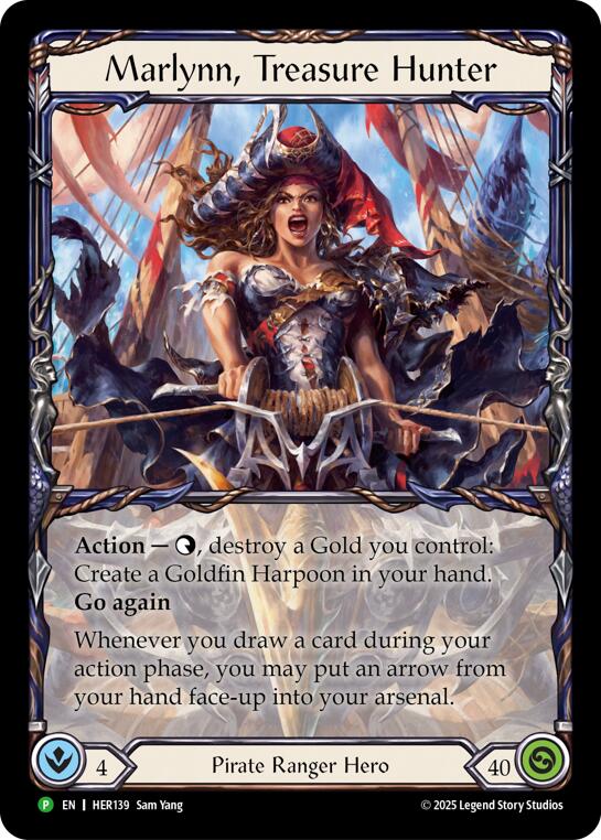Marlynn, Treasure Hunter [HER139] (Promo)  Rainbow Foil | Pegasus Games WI