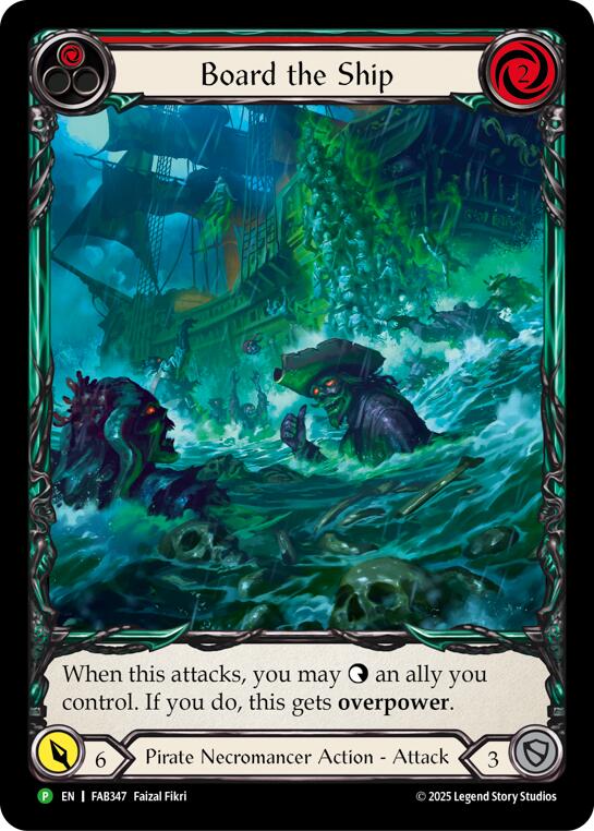 Board the Ship [FAB347] (Promo)  Rainbow Foil | Pegasus Games WI