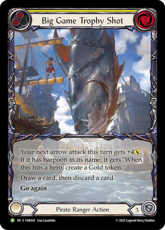 Big Game Trophy Shot [FAB345] (Promo)  Rainbow Foil | Pegasus Games WI