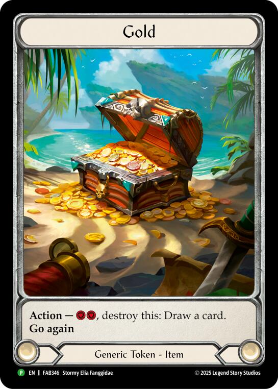 Gold [FAB346] (Promo)  Cold Foil | Pegasus Games WI