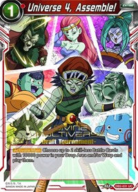 Universe 4, Assemble! (Divine Multiverse Draft Tournament) (DB2-031) [Tournament Promotion Cards] | Pegasus Games WI