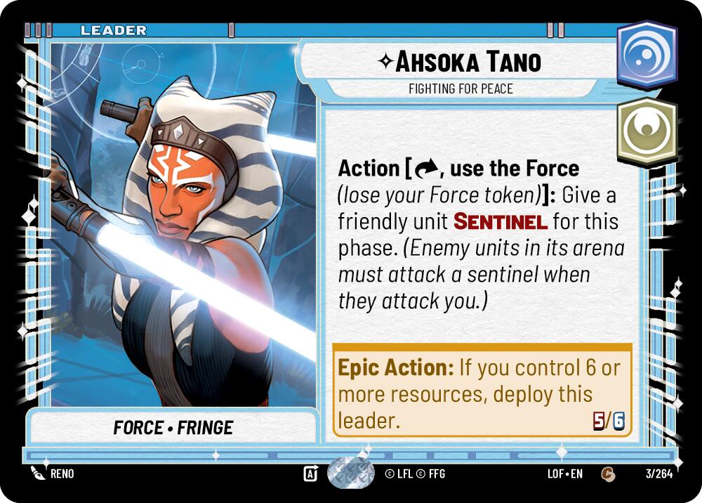 Ahsoka Tano - Fighting For Peace (003/264) (003/264) [Legends of the Force] | Pegasus Games WI