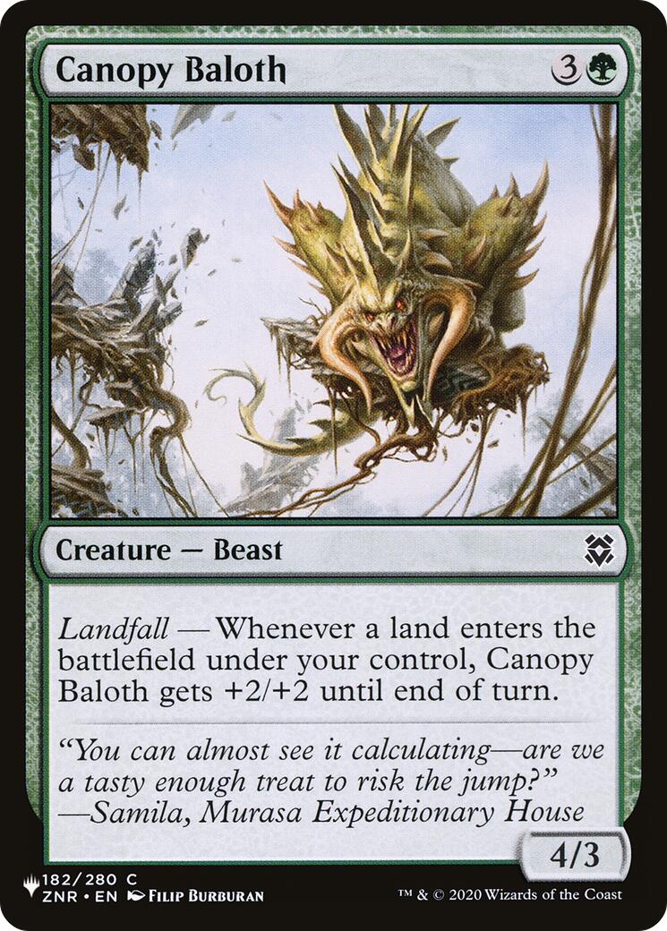 Canopy Baloth [The List] | Pegasus Games WI