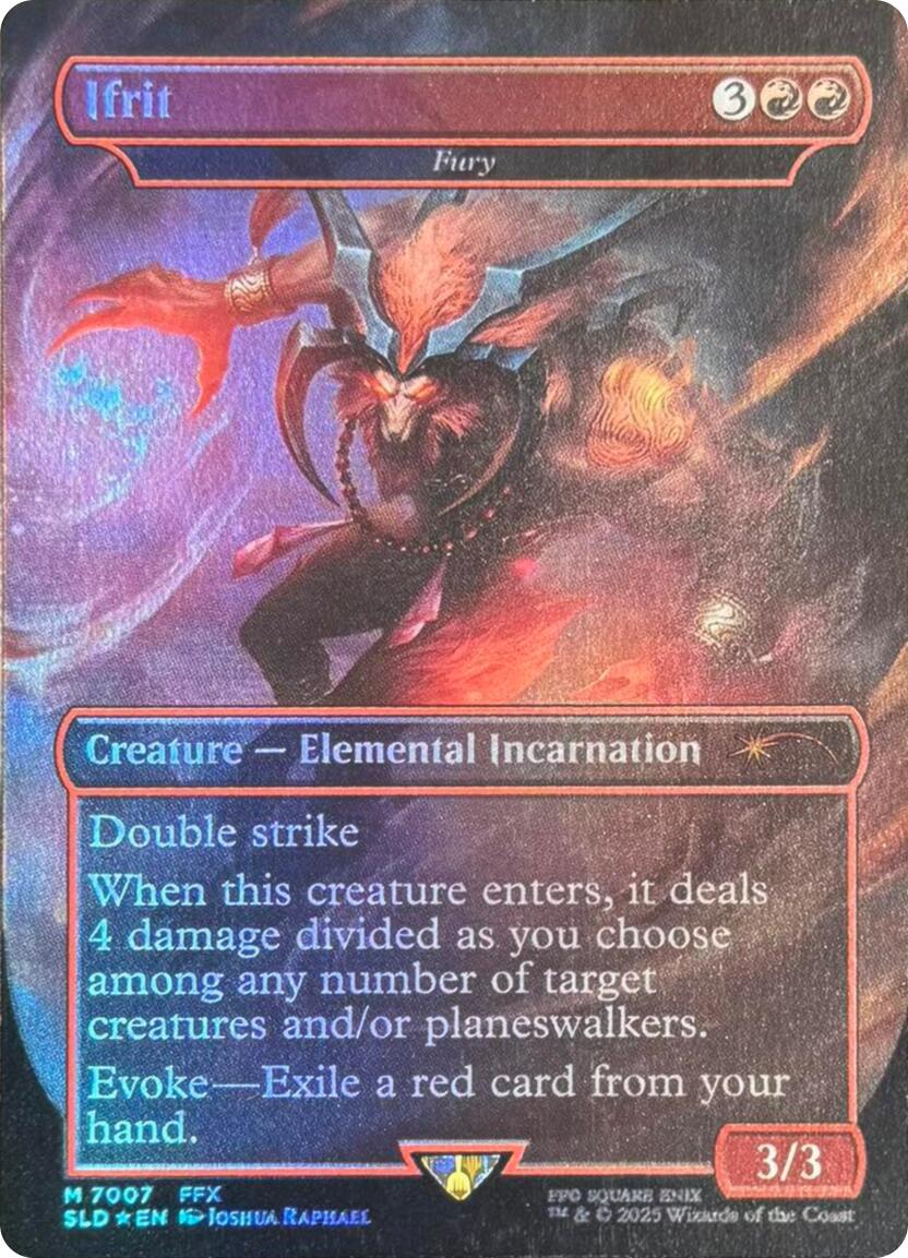 Ifrit - Fury (Rainbow Foil) [Secret Lair Drop Series] | Pegasus Games WI