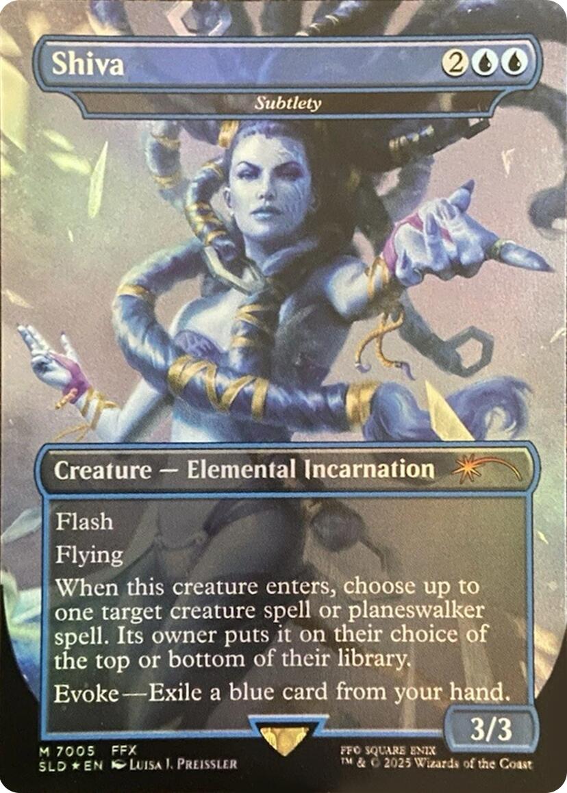 Shiva - Subtlety (Rainbow Foil) [Secret Lair Drop Series] | Pegasus Games WI