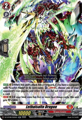 Lethalsalto Dragon (DZ-BT08/020EN) [DZ-BT08: Knights 0f Rebirth] | Pegasus Games WI