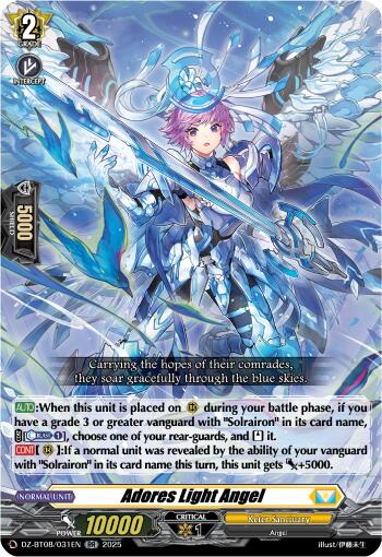 Adore Slight Angel (DZ-BT08/031EN) [DZ-BT08: Knights 0f Rebirth] | Pegasus Games WI