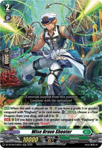 Wise Brave Shooter (DZ-BT08/036EN) [DZ-BT08: Knights 0f Rebirth] | Pegasus Games WI