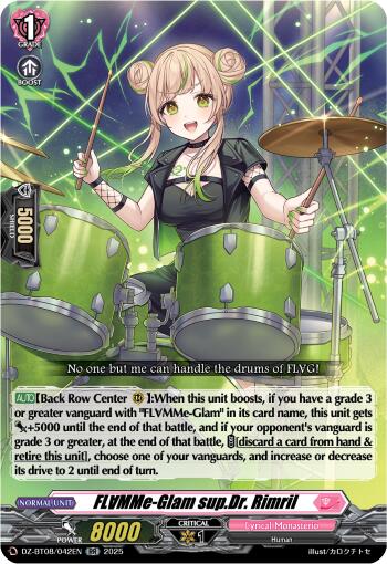FLMMe-Glam sup.Dr. Rimril (DZ-BT08/042EN) [DZ-BT08: Knights 0f Rebirth] | Pegasus Games WI