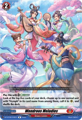 Wonderous Melodies (DZ-BT08/046EN) [DZ-BT08: Knights 0f Rebirth] | Pegasus Games WI