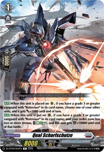 Qual Scharfschutze (DZ-BT08/052EN) [DZ-BT08: Knights 0f Rebirth] | Pegasus Games WI