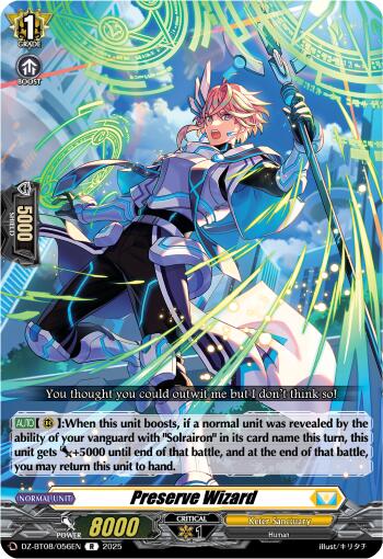 Preserve Wizard (DZ-BT08/056EN) [DZ-BT08: Knights 0f Rebirth] | Pegasus Games WI