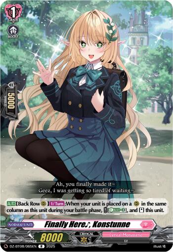 It's Finally Here~ Konstunne (DZ-BT08/065EN) [DZ-BT08: Knights 0f Rebirth] | Pegasus Games WI