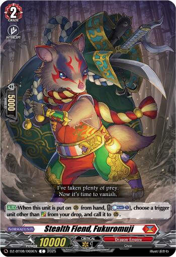Stealth Fiend, Fukuromuji (DZ-BT08/069EN) [DZ-BT08: Knights 0f Rebirth] | Pegasus Games WI