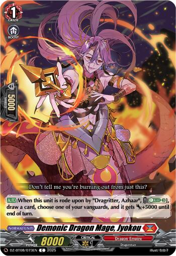 Demonic Dragon Mage, Jyokou (DZ-BT08/073EN) [DZ-BT08: Knights 0f Rebirth] | Pegasus Games WI
