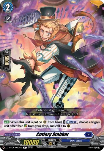 Cutlery Stabber (DZ-BT08/077EN) [DZ-BT08: Knights 0f Rebirth] | Pegasus Games WI