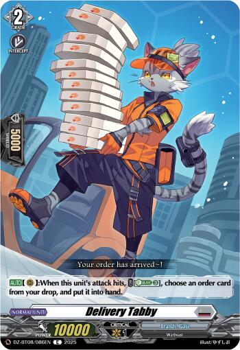 Delivery Tabby (DZ-BT08/086EN) [DZ-BT08: Knights 0f Rebirth] | Pegasus Games WI