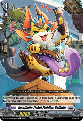 Vendor of Avarice, Bellino (DZ-BT08/090EN) [DZ-BT08: Knights 0f Rebirth] | Pegasus Games WI