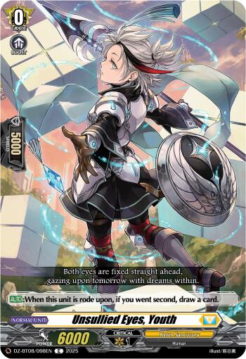 Unsullied Eyes, Youth (DZ-BT08/098EN) [Knights 0f Rebirth] | Pegasus Games WI