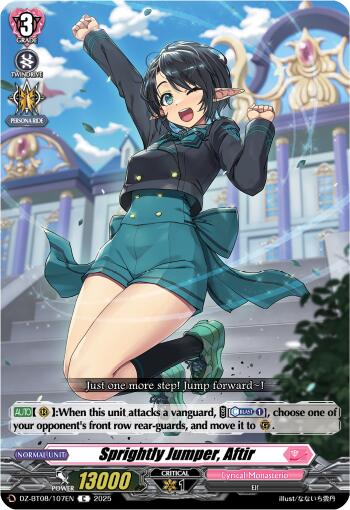 Sprightly Jumper, Aftir (DZ-BT08/107EN) [DZ-BT08: Knights 0f Rebirth] | Pegasus Games WI