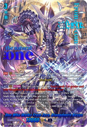 One Who Walks From Zero, Blangdmire Nexus (DZ-BT08/SEC02EN) [DZ-BT08: Knights 0f Rebirth] | Pegasus Games WI