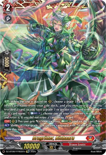 Dragritter, Bishaara (DZ-BT08/FFR03EN) [DZ-BT08: Knights 0f Rebirth] | Pegasus Games WI