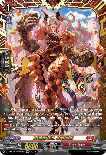 Dragritter, Nirmin (DZ-BT08/FFR02EN) [DZ-BT08: Knights 0f Rebirth] | Pegasus Games WI