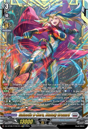 Galatic B-Hero, Stately Crozard (DZ-BT08/FFR07EN) [DZ-BT08: Knights 0f Rebirth] | Pegasus Games WI