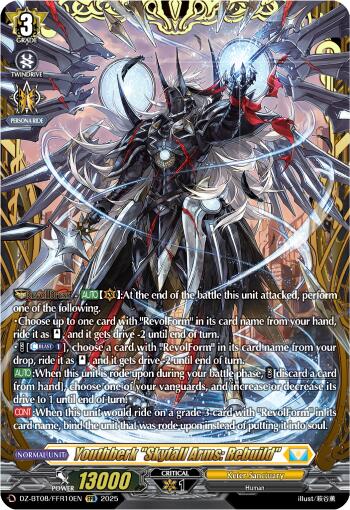 Youthberk "Skyfall Arms: Rebuild" (DZ-BT08/FFR10EN) [DZ-BT08: Knights 0f Rebirth] | Pegasus Games WI